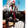 Pirátský meč s pochvou 52 cm